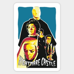 Nightmare Castle Movie Art Variant 2 Sticker